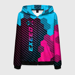 Мужская толстовка на молнии Exeed Neon Gradient - FS