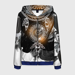 Мужская толстовка на молнии В стиле бохо