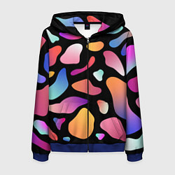 Мужская толстовка на молнии Fashionable colorful pattern