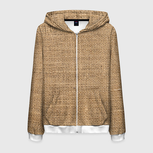 Мужская толстовка на молнии Xolop / 3D-Белый – фото 1