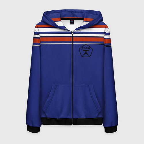 Мужская толстовка на молнии Знак качества / 3D-Черный – фото 1