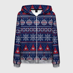 Мужская толстовка на молнии New Years sweater