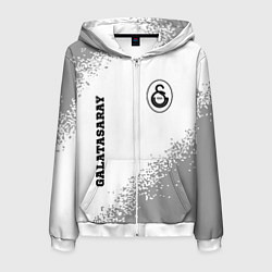 Мужская толстовка на молнии Galatasaray sport на светлом фоне вертикально