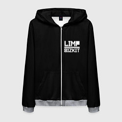 Мужская толстовка на молнии Lim Bizkit logo