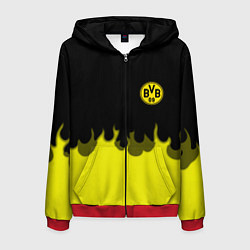 Мужская толстовка на молнии Borussia fire fc
