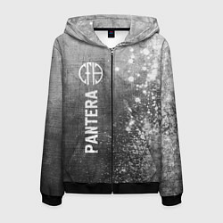 Мужская толстовка на молнии Pantera - grey gradient по-вертикали