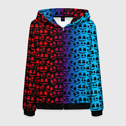 Мужская толстовка на молнии Marshmello gradient
