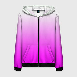 Мужская толстовка на молнии Gradient color pink