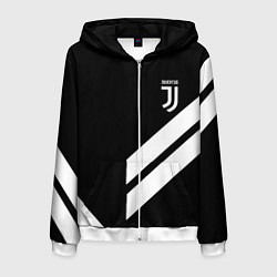 Мужская толстовка на молнии Juventus line white