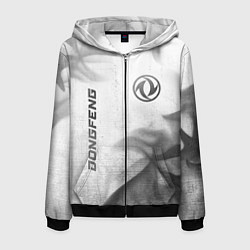 Мужская толстовка на молнии Dongfeng - white gradient вертикально