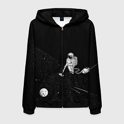 Мужская толстовка на молнии Космонавт и звезды