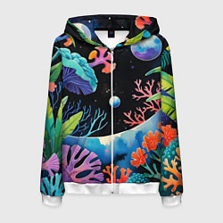 Мужская толстовка на молнии Подводная фантастика