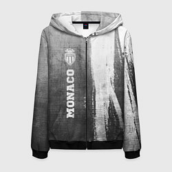 Мужская толстовка на молнии Monaco - grey gradient по-вертикали