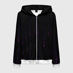 Мужская толстовка на молнии Color black pink