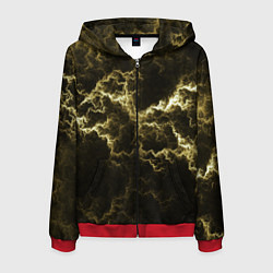 Мужская толстовка на молнии Lightning yellow