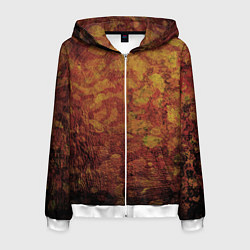 Мужская толстовка на молнии Абстракция - desert camouflage
