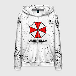 Мужская толстовка на молнии Umbrella - white dirt