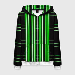 Мужская толстовка на молнии Neon green