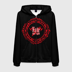 Толстовка 3D на молнии мужская Fate Stay Night, цвет: 3D-черный