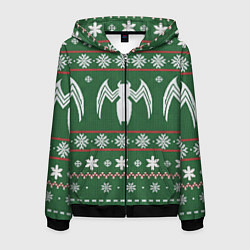 Мужская толстовка на молнии Рождественский свитер Венома