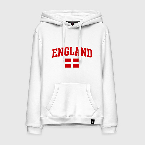 Мужская толстовка-худи England Football / Белый – фото 1