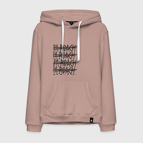 Мужская толстовка-худи Paparoach Gaps / Пыльно-розовый – фото 1