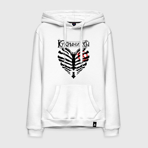 Мужская толстовка-худи Кукрыниксы / Белый – фото 1