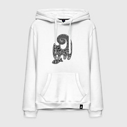 Мужская толстовка-худи Кот3