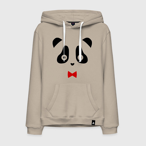 Мужская толстовка-худи Панда (мужская) / Миндальный – фото 1