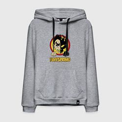 Толстовка-худи хлопковая мужская The Offspring Boy, цвет: меланж