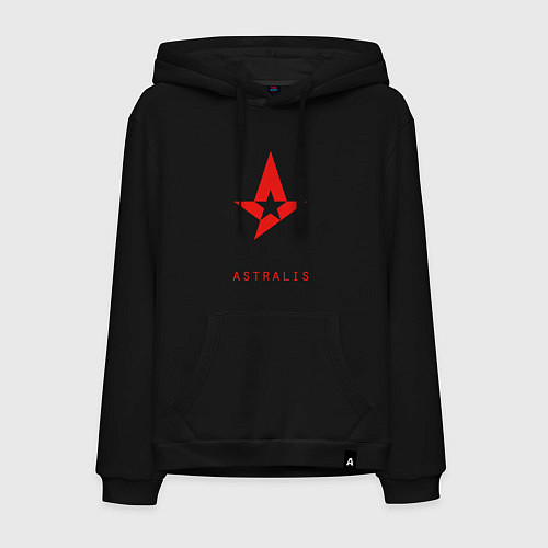 Мужская толстовка-худи Astralis - The Form / Черный – фото 1