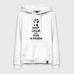 Мужская толстовка-худи Keep Calm & Hug A Panda