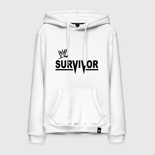 Мужская толстовка-худи WWE Survivor / Белый – фото 1