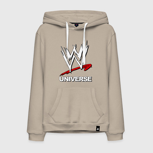 Мужская толстовка-худи WWE universe / Миндальный – фото 1