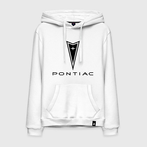 Мужская толстовка-худи Pontiac logo / Белый – фото 1