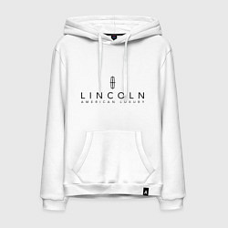 Мужская толстовка-худи Lincoln logo