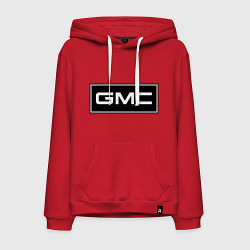 Мужская толстовка-худи GMC logo / Красный – фото 1