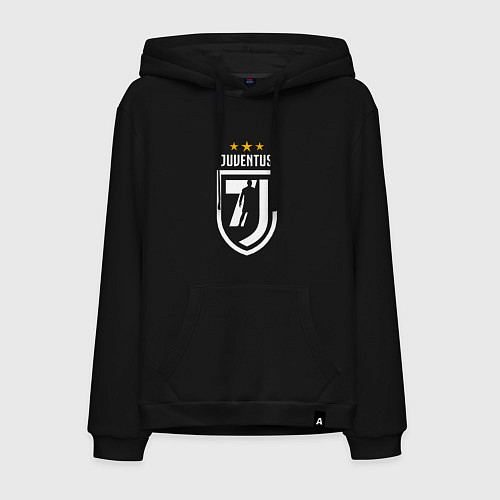 Мужская толстовка-худи Juventus 7J / Черный – фото 1