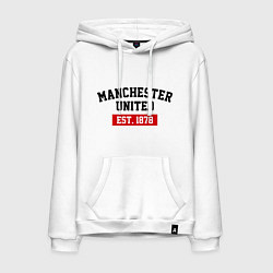 Мужская толстовка-худи FC Manchester United Est. 1878