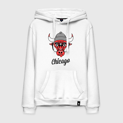 Мужская толстовка-худи Chicago SWAG / Белый – фото 1