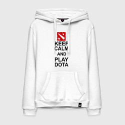 Мужская толстовка-худи Keep Calm & Play Dota