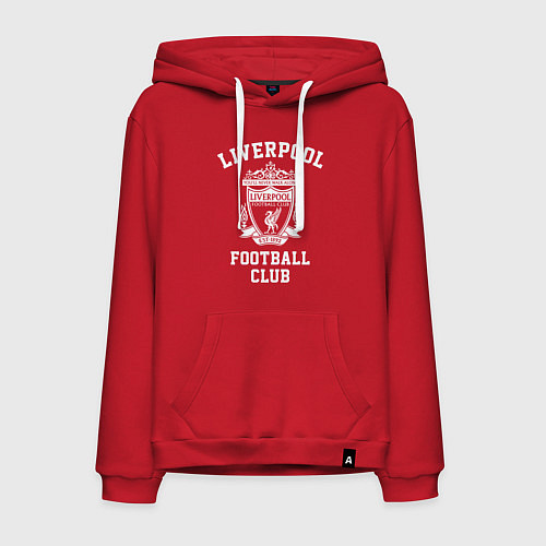 Мужская толстовка-худи Liverpool: Football Club / Красный – фото 1
