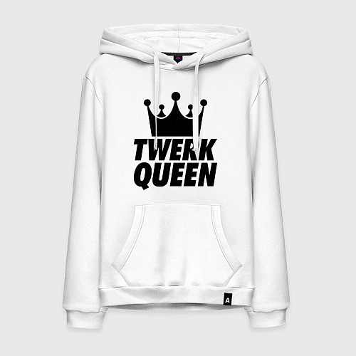 Мужская толстовка-худи Twerk Queen / Белый – фото 1