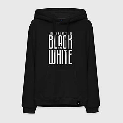 Мужская толстовка-худи Juventus: Black & White