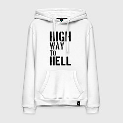 Мужская толстовка-худи High way to hell