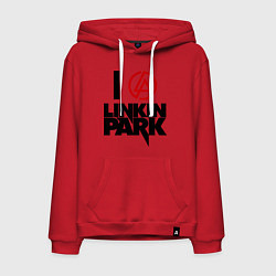Мужская толстовка-худи I love Linkin Park