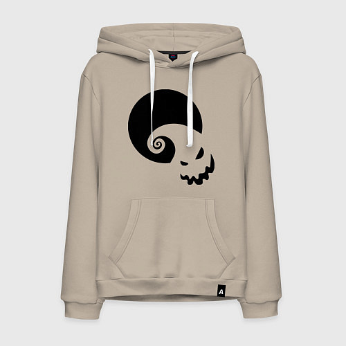 Мужская толстовка-худи Страж Хэллоуина / Миндальный – фото 1