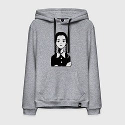 Мужская толстовка-худи Wednesday Addams