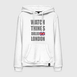 Мужская толстовка-худи Watch Things Duliu London