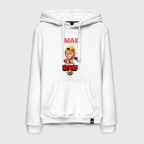 Мужская толстовка-худи BRAWL STARS MAX / Белый – фото 1